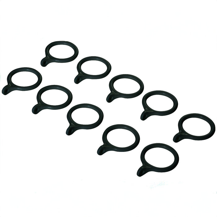 RING RUNNER FOR CURTAIN POLE NT2 BK 10PCS