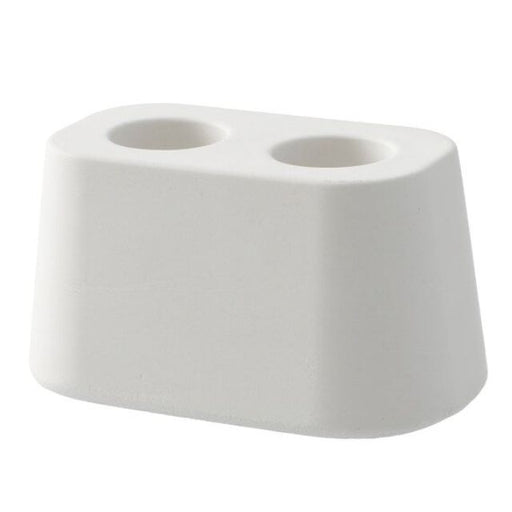 POROUS CERAMIC TOOTHBRUSH STAND 2 WH