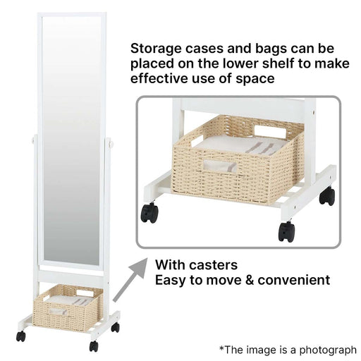 Standing Mirror Caster Ff4 WH