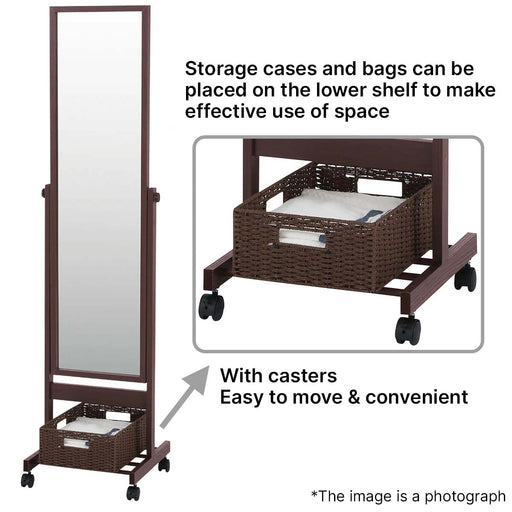 Standing Mirror Caster Ff4 DBR