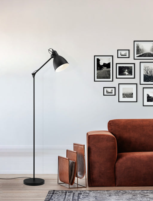 Floor Lamp Arm Stand E27 BK EG