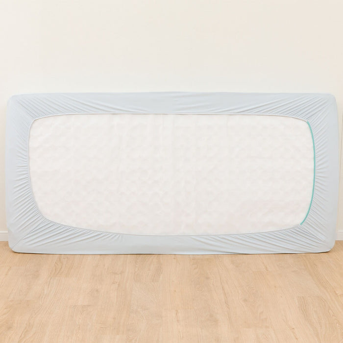 STRETCH FITTEDSHEET38 NFIT FT03 PLAIN BL SS-S