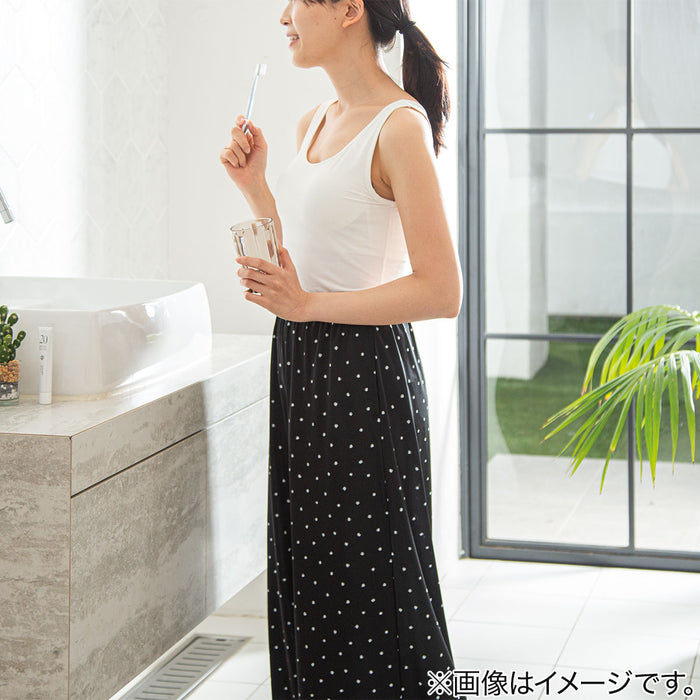 WOMEN'S COOL LONG LENGTH ROOM PANTS, DOT PATTERN M