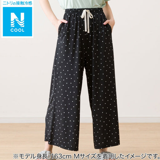 WOMEN'S COOL LONG LENGTH ROOM PANTS, DOT PATTERN LL