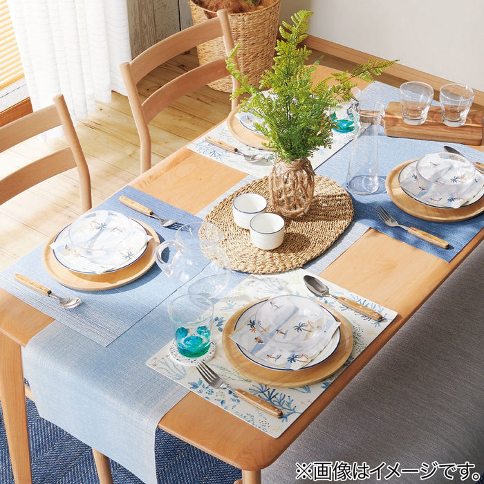 PVC LUNCHEON MAT GRADATION BL