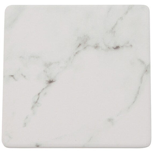 CERAMIC COASTER MARBLE WH 2PCS