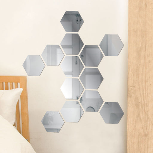 Sticker Mirror Hexa 4P Si