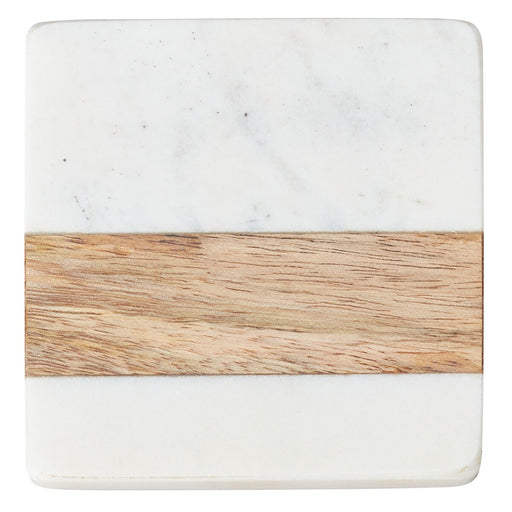 MARBLE AND WOOD COASTER SQUARE IV AB02