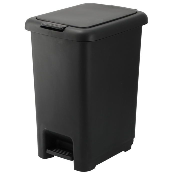 ANTIBACTERIAL AND DEODORANT STEP/PUSH DUST BIN 45L BK