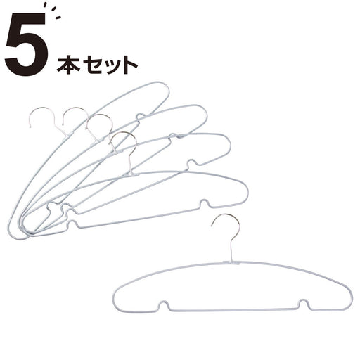 NON-SLIP HANGER LM01 W45 GY 5P