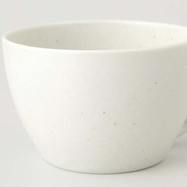 Lightweight Soup Cup L Karuekure Shirokaratu D15xH7.8