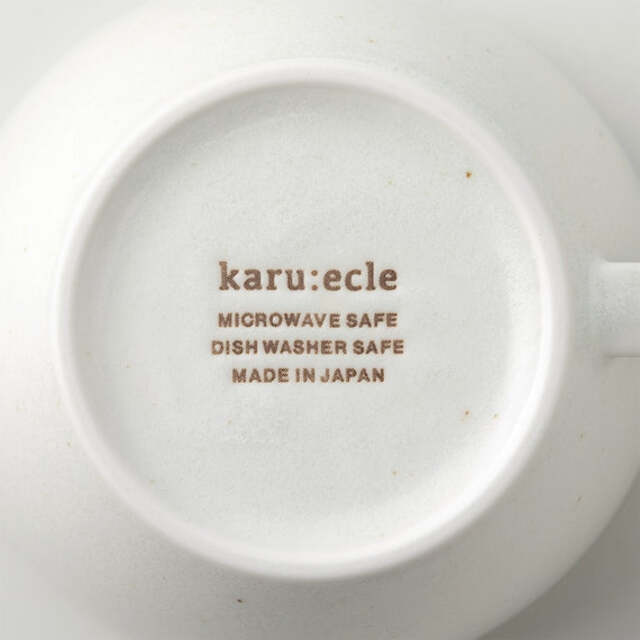 Lightweight Soup Cup L Karuekure Shirokaratu D15xH7.8