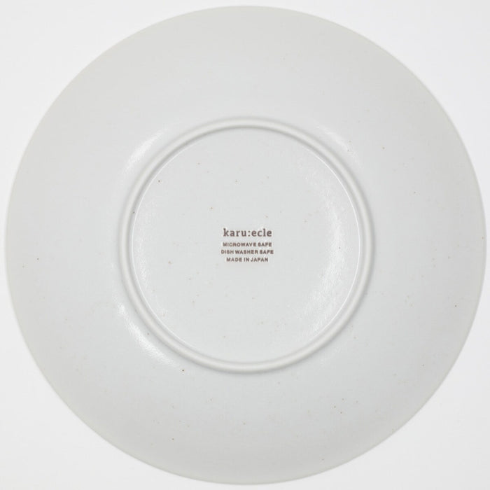 LIGHTWEIGHT 25CM DISH KARUEKURE SHIROKARATU