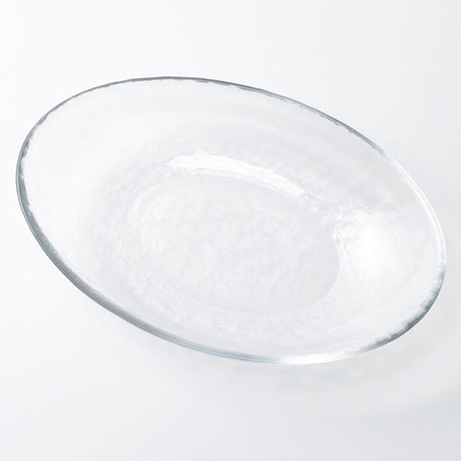 Glass Oval Plate 25Cm