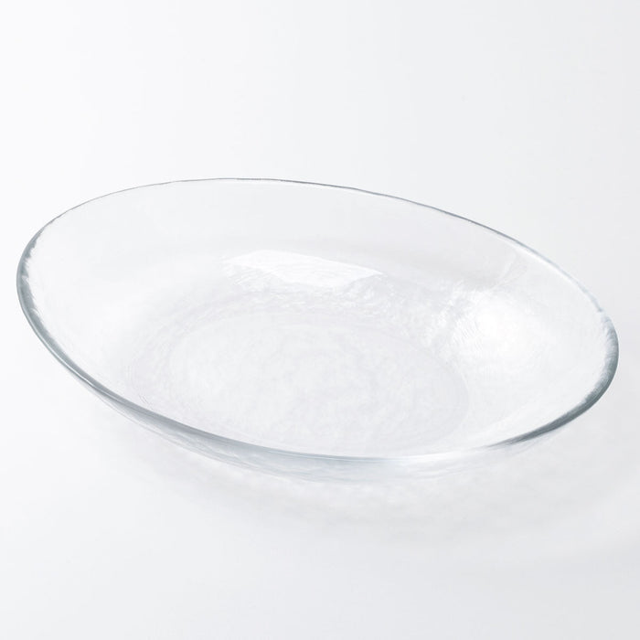 Glass Oval Plate 25Cm