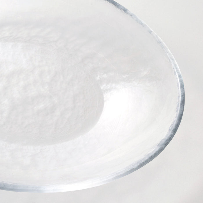 Glass Oval Plate 25Cm