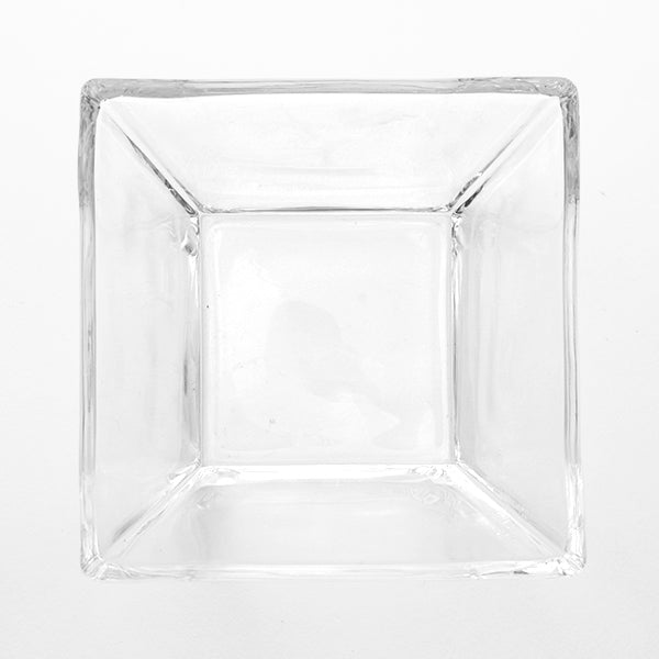 GLASS SQUARE BOWL 10CM