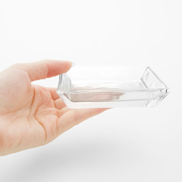 Glass Square Plate 10Cm