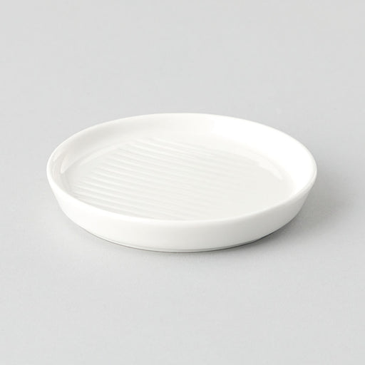 ROUND SAUCE PLATE BEACH CW111