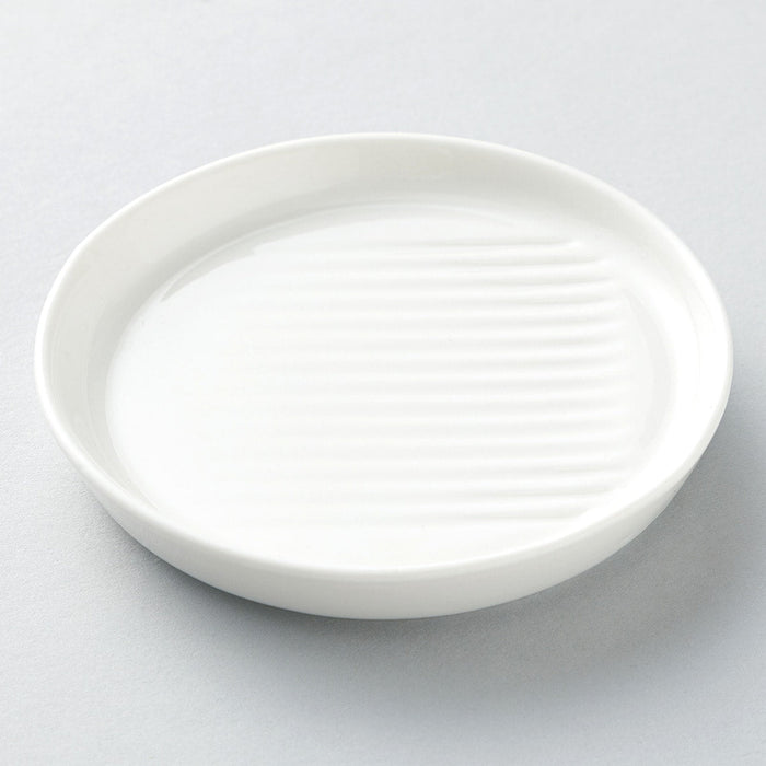 ROUND SAUCE PLATE BEACH CW111