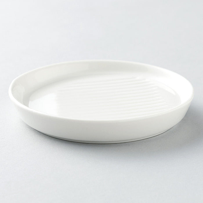 ROUND SAUCE PLATE BEACH CW111