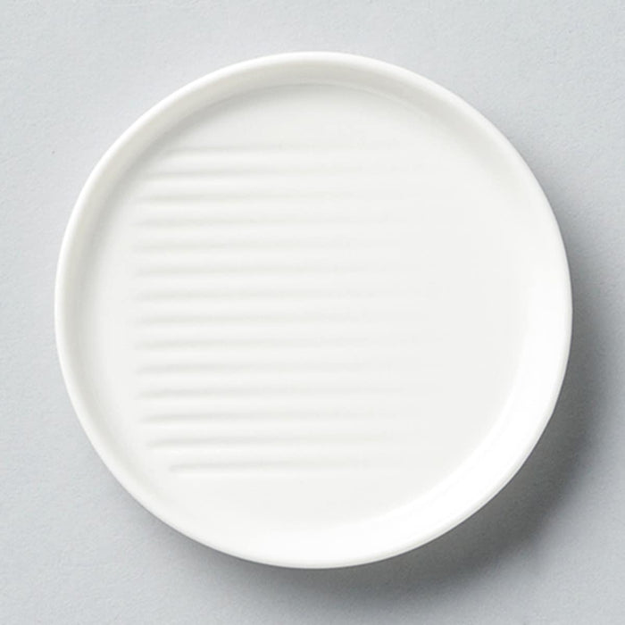 ROUND SAUCE PLATE BEACH CW111