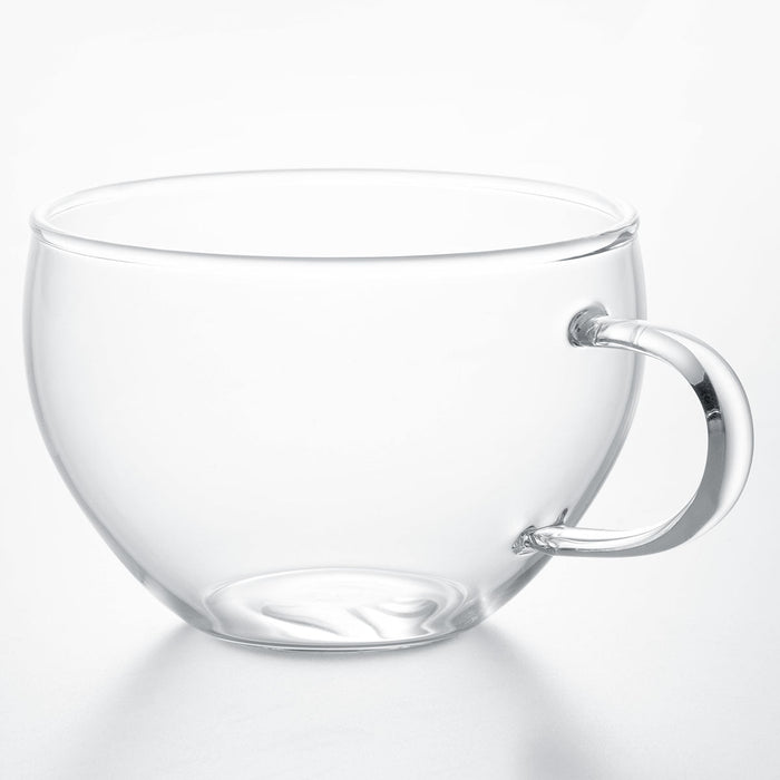 Heat-Resistant Glass Cup&Saucer 300ml Mc-03