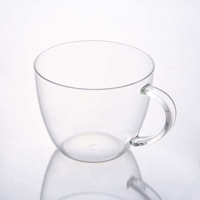 Heat-Resistant Glass Mugcup 300ml Dg806-1