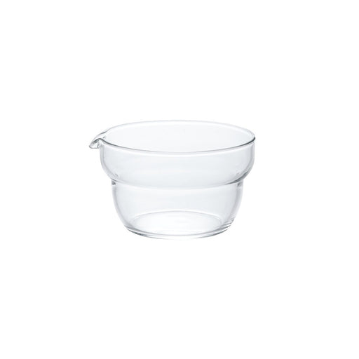 HEAT RESISTANT GLASS SINGLE SPOUT BOWL 100ML
