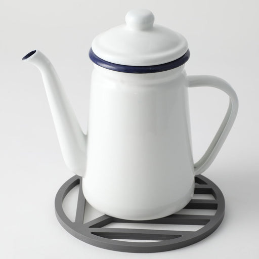 MAGNET SILICONE TRIVET LEAF DGY