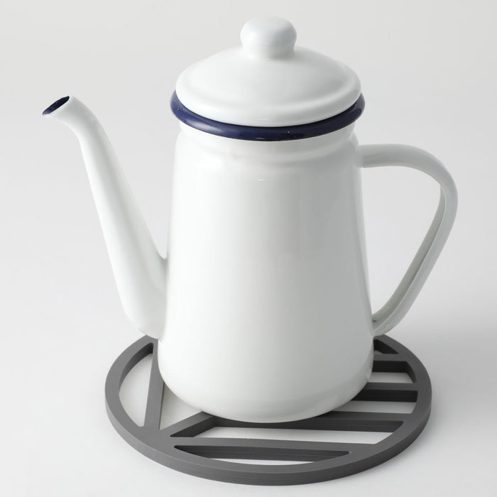 MAGNET SILICONE TRIVET LEAF DGY