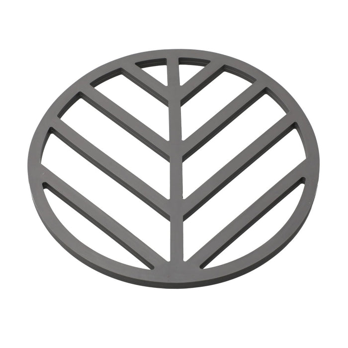 MAGNET SILICONE TRIVET LEAF DGY