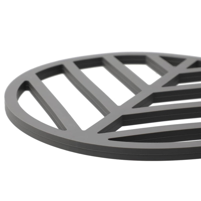 MAGNET SILICONE TRIVET LEAF DGY