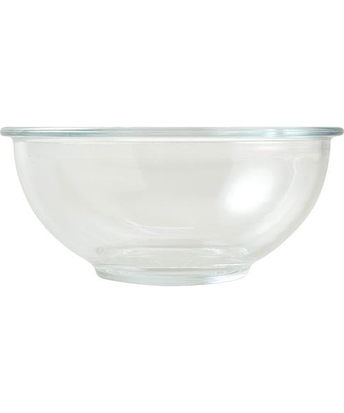 HEAT-RESISTANT GLASS BOWL 21CM