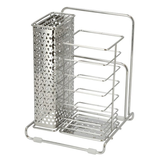 STAINLESS KNIFE&CUTTING BOARD STAND