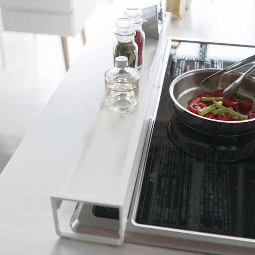 Extendable drain cover with shelf FLAT WH