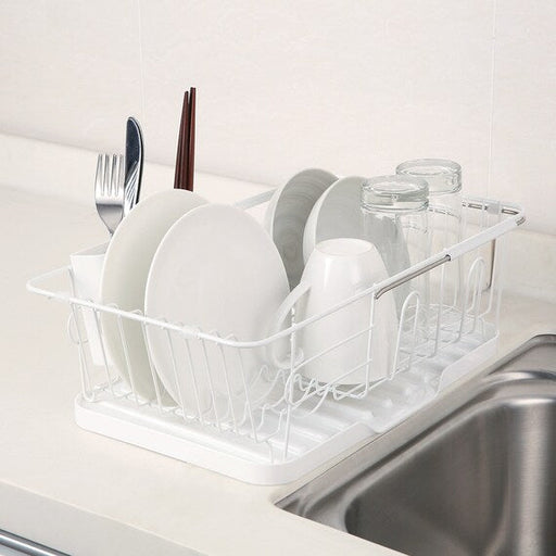 DISH DRAINER 1TIER PP-1R WH