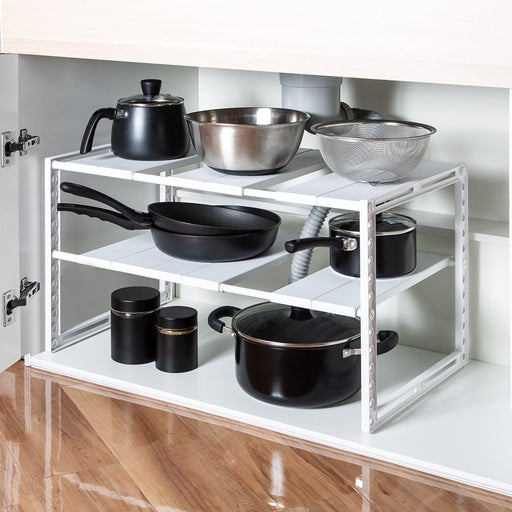 UNDER SINK EXTENDABLE & ARRANGEABLE RACK ETA 4674 D40 WH