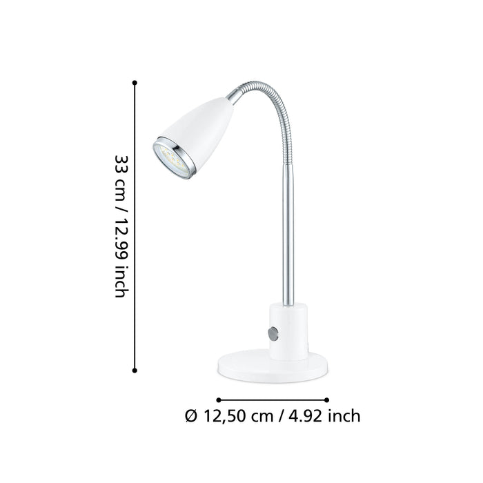 Table Lamp Stand GU10 WH EG