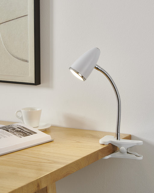 Table Lamp Clamp GU10 WH EG