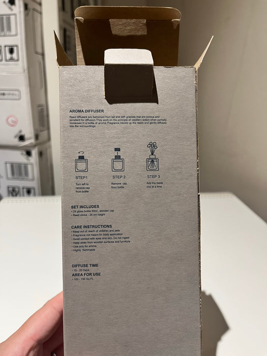 AROMA DIFFUSER IN GLASS BOTTLE 50mL LAVENDER