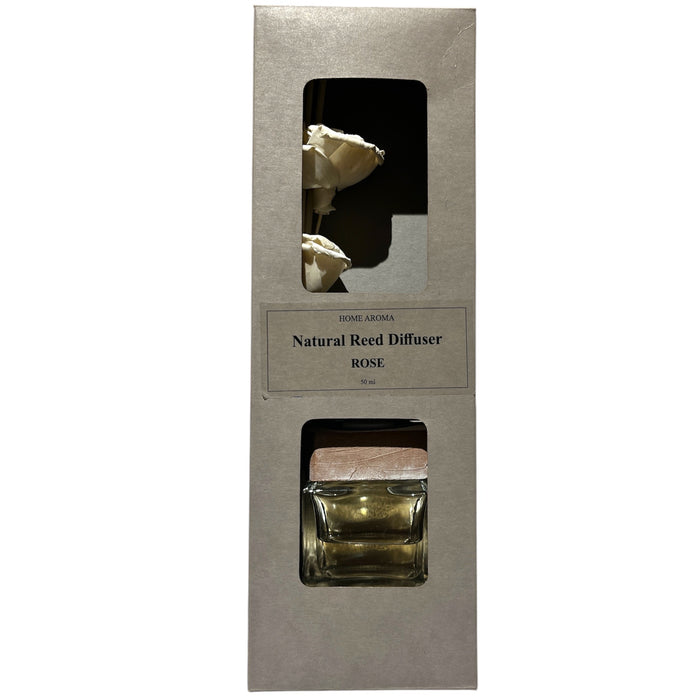 AROMA DIFFUSER IN GLASS BOTTLE 50mL ROSE DT
