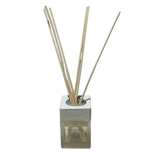 AROMA DIFF IN RND GLASS BOTTLE 50mL ROSE DT