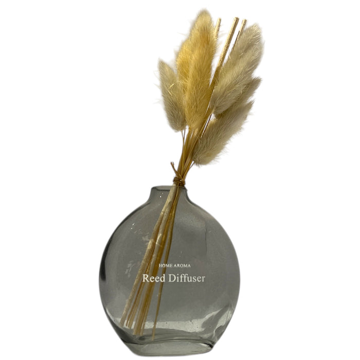 AROMA DIFFUSER W/FLOWER OVAL FRESH GRASS A19002 GY DT