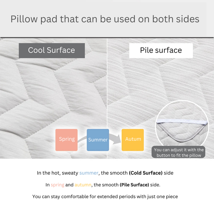 MATTRESS PAD N COOL WSP S GY S2403