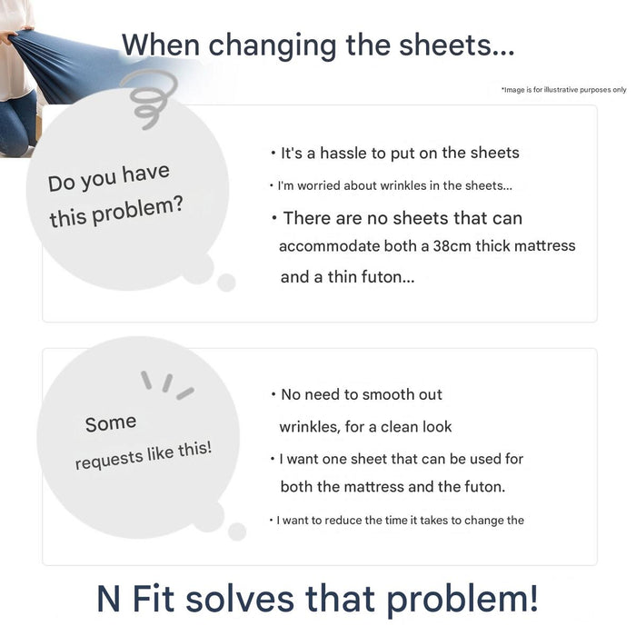 STRETCH FITTEDSHEET38 NFIT FT05 COTTON SD-D