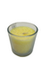 PALM WAX AROMA CANDLE IN GLASS CUP LEMONGRASS DT
