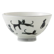 RICE BOWL BLACK CATS WH