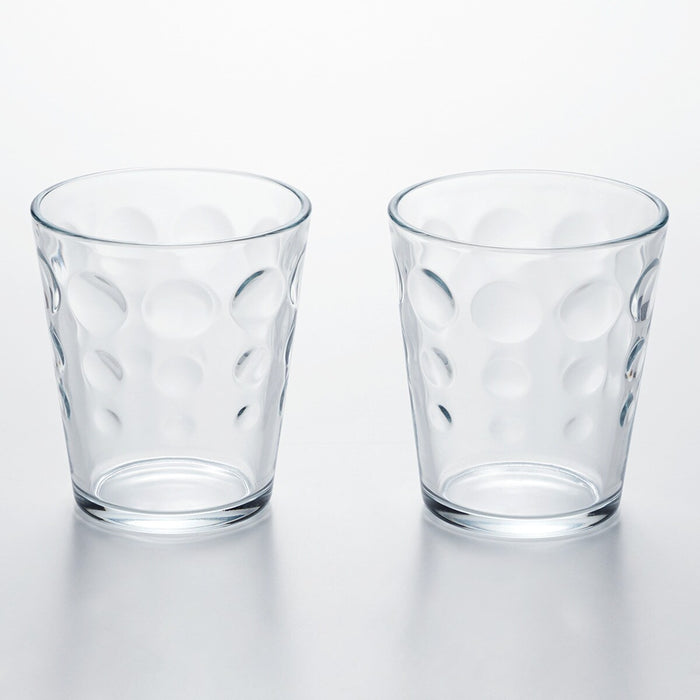 GLASS TUMBLER 2P SET 250ML RO03