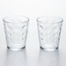 GLASS TUMBLER 2P SET 250ML RO03